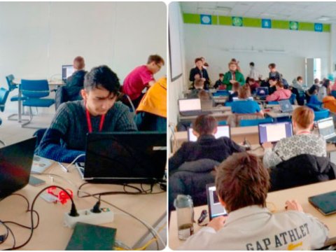 Məktəblilərimiz Beynəlxalq Qış Kompüter Məktəbində  