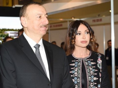 Prezident və xanımı Şamaxıda körpələr evi-uşaq bağçasının açılışını etdi