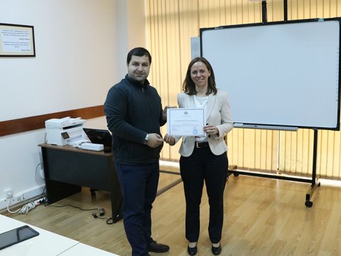 Alman professorun Azərbaycan Universitetinə Erasmus səfəri yekunlaşdı