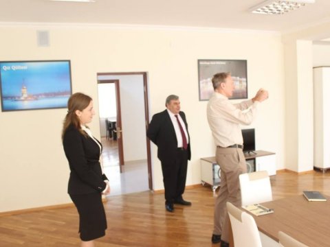 Hollandiyalı mütəxəssis Bakı Dövlət Peşə Təhsil Mərkəzində olub