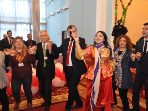 Lənkəran Dövlət Universitetində türk tələbələrlə birgə möhtəşəm “Novruz yallısı”