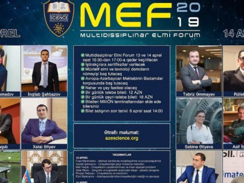 II Multidissiplinar Elmi Forum keçiriləcək