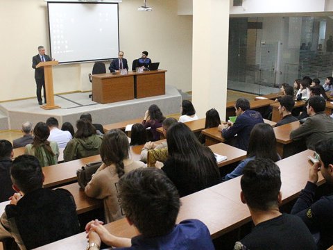 Azərbaycan Universitetində 31 mart hadisələri anılıb - FOTO
