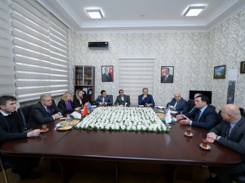İstanbul Aydın Universitetinin nümayəndə heyəti ADNSU-da olub