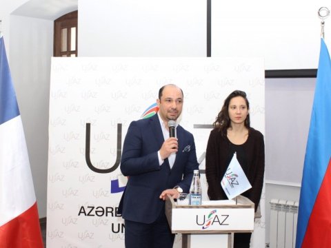 Azərbaycan-Fransız Universitetində “Frankofon universitet sərgisi 2019” keçirilib - FOTO  