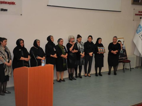 BMU-da Aprel döyüşlərinin üçüncü ildönümü qeyd olunub - FOTO  