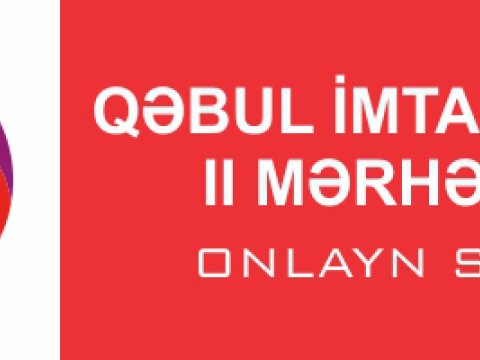 Qəbul imtahanlarının II mərhələsi üzrə onlayn sınaqlara yazılış davam edir
