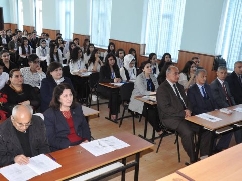 LDU-da Tələbə Elmi Cəmiyyətinin I elmi konfransı keçirilib - FOTO  