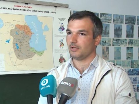 Məktəb müəllimi fənn kabinetini “tarix muzeyi”nə çevirdi - VİDEO