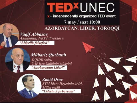 UNEC-də Ümummilli Liderə həsr olunan ilk TEDx konfransı keçiriləcək