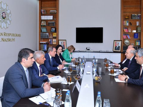 Ceyhun Bayramov İstanbul Texniki Universitetinin rektoru ilə görüşüb