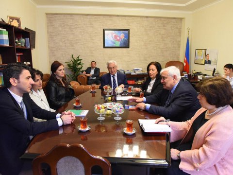 Rektor Türkiyənin Atılım Universitetinin nümayəndələri ilə görüşdü