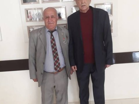 Məşhur aktyor orta məktəbdə Qarabağ ruhlu görüş keçirib