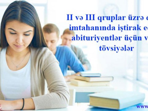 DİM-dən abituriyentlərə xəbərdarlıq   