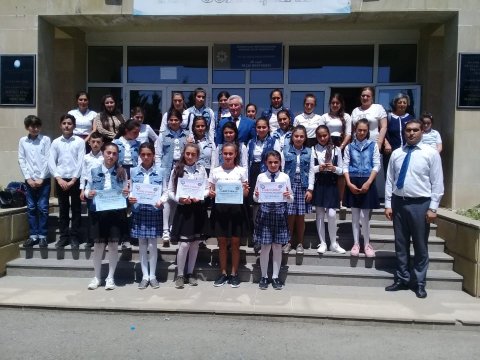 Ucqar kənd məktəbində AXC-nin 101 illiyi münasibətilə tədbir keçirilib - FOTO  