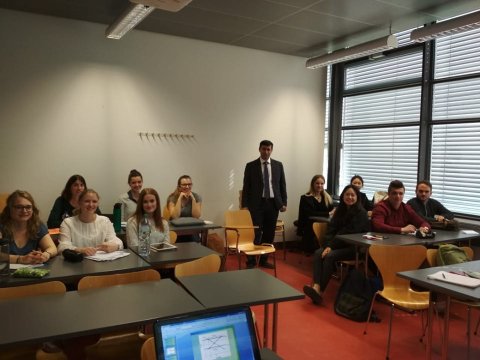 BMU-nun müəllimi Almaniya  Universitetində - FOTO    