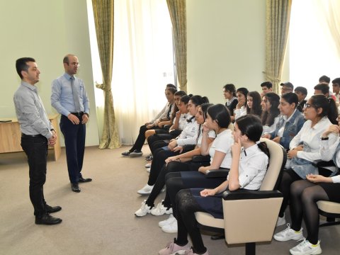 Məcburi köçkün şagirdlərə ixtisas seçimi ilə bağlı tövsiyələr verilib - FOTOLAR 