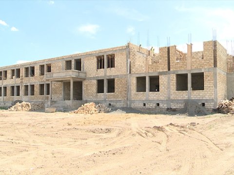 Ağdamda yeni məktəb binası inşa olunur