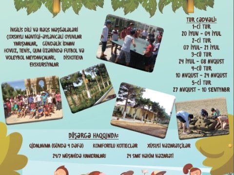 AMEA əməkdaşlarının övladları üçün yay düşərgəsi təşkil edilib