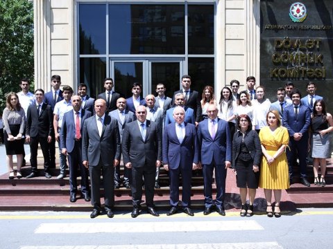 Komitə sədri tələbələrin yekun dövlət attestasiyasında iştirak etdi 
