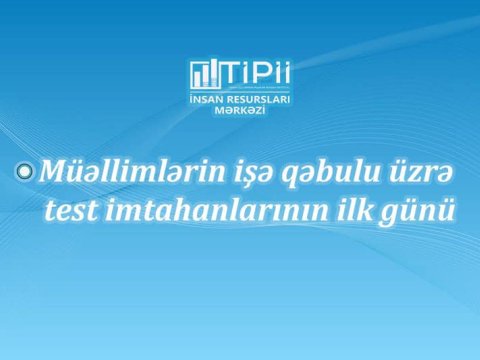 MİQ üzrə müsabiqənin test imtahan mərhələsi başladı – İlk gün üçün 3000-ə yaxın namizəd