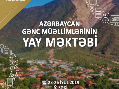 Gənc müəllimlərin yay məktəbinə start verildi  