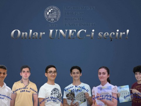 İkinci ixtisas qrupu üzrə 600+ bal toplayanlar “UNEC-i tanı” layihəsində