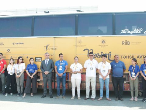 “Təhsil avtobusu – Nəsimi” yay məktəbi Şamaxıda yekunlaşıb