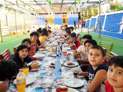 Şamaxıda  məktəblilər üçün  yay düşərgəsi 