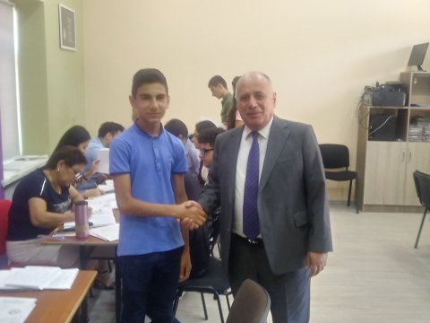 Azərbaycanın ən gənc abituriyenti Miryusif  LDU-nu seçdi - FOTOLAR