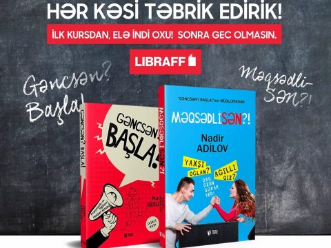 I kurs tələbələrinə uğur sirrini öyrədəcək motivasiya kitabları: “Oxumayanlar çox təəssüflənirlər”