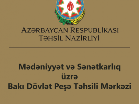 Bu peşə məktəbinə tələbə qəbul davam edir