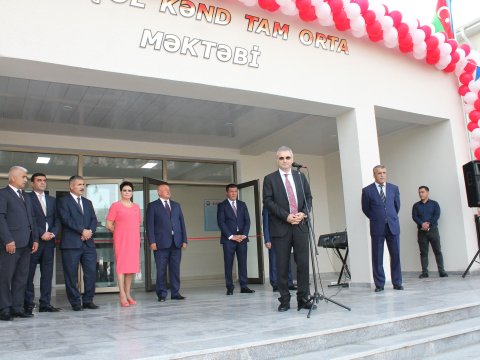 Masallıda məktəb binalarının açılışı oldu