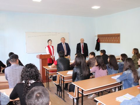 BDU-nun rektoru Qazax filialında olub