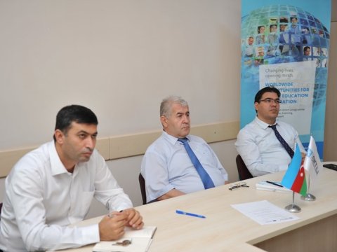 Erasmus Bakı Ofisinin nümayəndələri Mühəndislik Universitetinə gəldi  