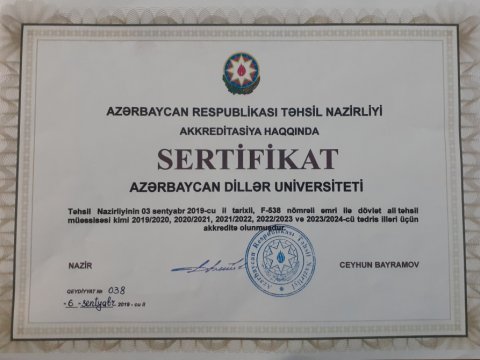Təhsil Nazirliyi bu universiteti akkreditasiyadan keçirdi  