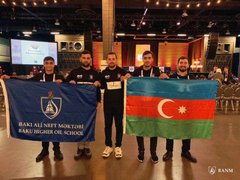Bakı Ali Neft Məktəbinin tələbələri dünyanın nüfuzlu neft-qaz yarışında Azərbaycanı təmsil ediblər  