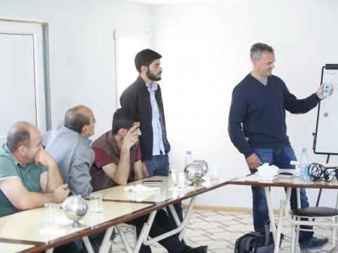 Xarici ekspertlər Qəbələ, Qax və İsmayıllıda peşə təlimi keçdi
