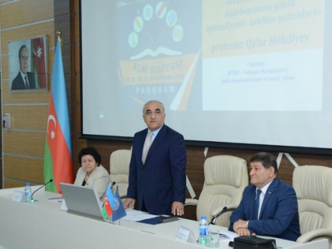 UNEC-də “Elm həftəsi” çərçivəsində növbəti tədbir