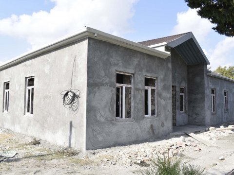 Ağdamın Əhmədağalı kəndində uşaq bağçası əsaslı təmir edilir