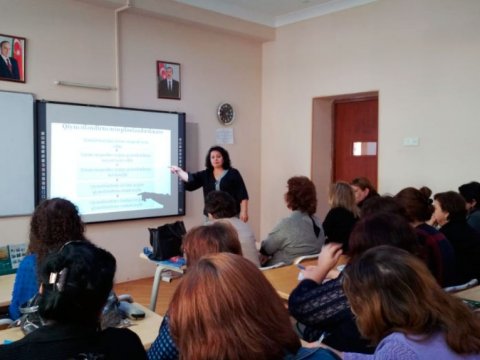 Müəllimlərə seminar keçirilib
