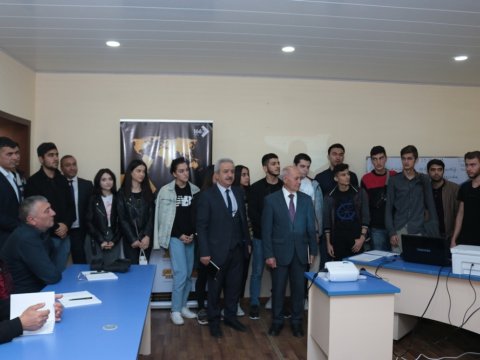 Tələbələr “166 Global Logistics” MMC-nin fəaliyyəti ilə tanış olub