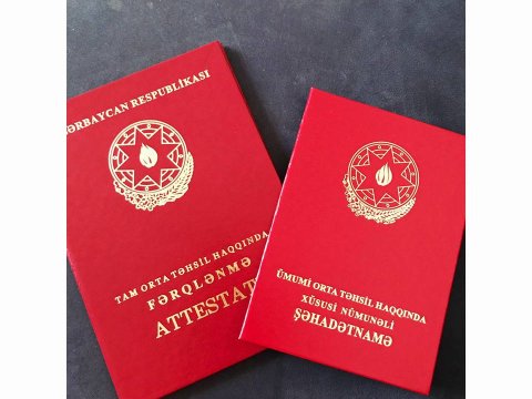 Fərqlənmə attestatı verilərkən  əsas götürülən kriteriyalar – Rəsmi 