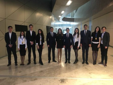 Mühəndislik Universitetinin tələbələri Milli Məclisdə  təcrübə keçiblər