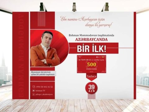 “Şagird evdə çay içə-içə riyaziyyatı asanlıqla öyrənəcək” – Azərbaycanlı müəllimdən ilk