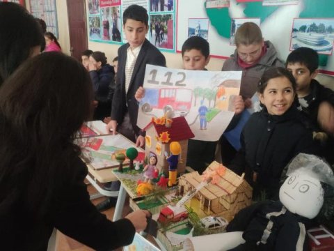 “Fövqəladə hallar uşaqların gözü ilə”