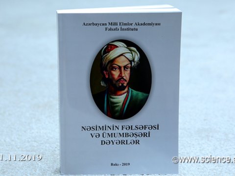 “Nəsiminin fəlsəfəsi və ümumbəşəri dəyərlər” kitabı çapdan çıxıb