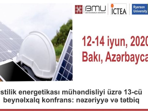 İstilik energetikası mühəndisliyi üzrə 13-cü beynəlxalq konfrans