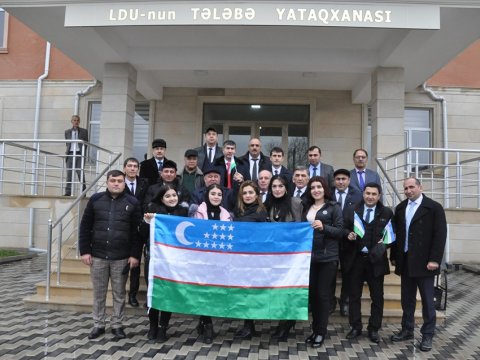 Özbəkistanlı qonaqlar LDU-da olub-FOTOLAR