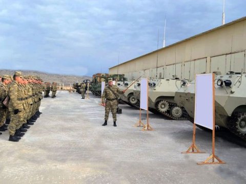 Ali Hərbi Məktəbin kursantları çöl çıxışlarına başlayıb 